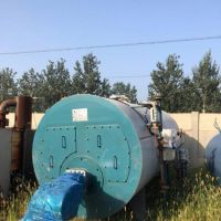 轉讓2噸2015年二手燃油蒸汽鍋爐全套配件手續齊全鍋爐只用了