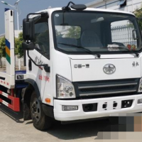 轉讓解放新款一拖二清障車 救援拖車 轎運車 國六黃牌