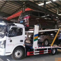 轉讓新款一拖二清障車 轎運車 東風凱普特黃牌國五