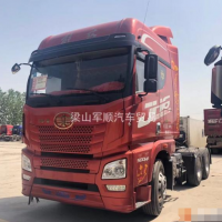 出售二手解放JH6牽引車17年500馬力國五雙驅輕體全國分期