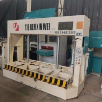出售廣東鐵人液壓機封邊機 砂光機雙立軸平包壓包精密據