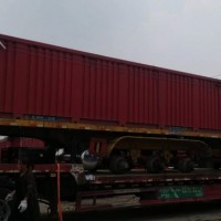 轉讓二手10.5米后翻自卸車 花籃半掛 標箱側翻半掛車