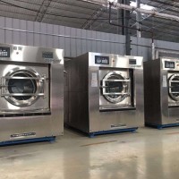 威海二手洗滌設備布草節能快速烘干機二手100公斤蒸汽烘干機轉