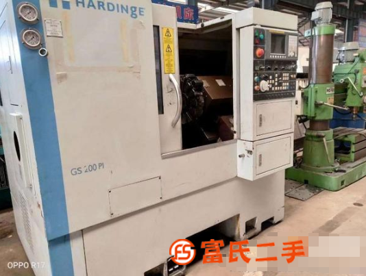 轉讓機械廠急售二手美國哈挺GS200plus數(shù)控斜身車床