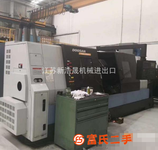 轉(zhuǎn)讓急售二手斗山PUMA400LMB數(shù)控車銑中心二手車銑中心