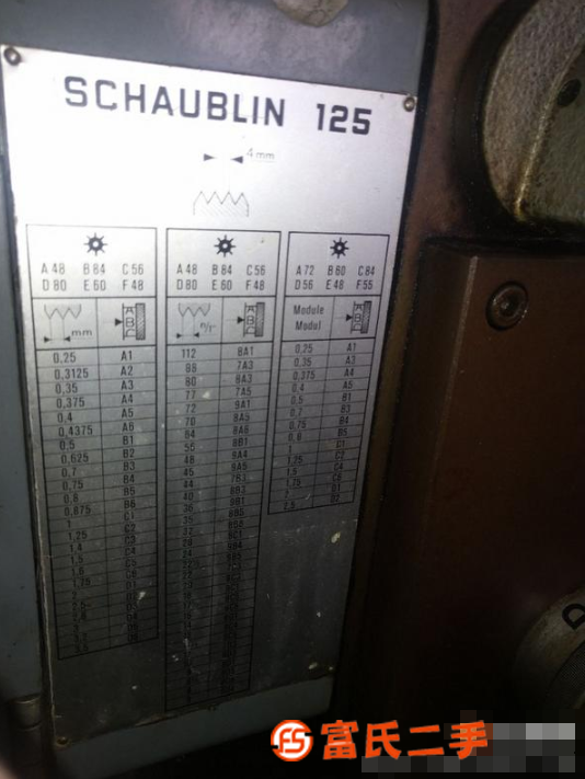 轉(zhuǎn)讓瑞士?jī)x表車床125一臺(tái)