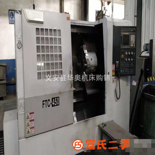 低價轉讓二手[友佳FTC-450數控斜身車]二手數控斜身車8