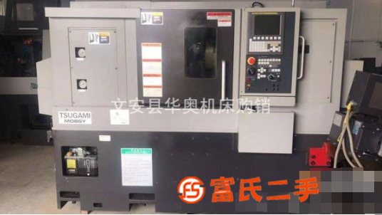 轉讓津上M08SY-II雙主軸車銑復合]二手車銑復合發那科系