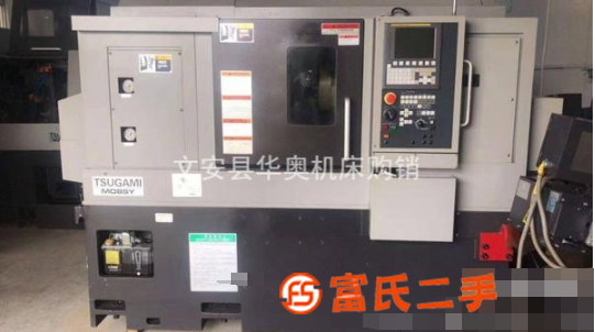 轉讓廠家處理抵賬機[津上M08SY-II雙主軸車銑復合]二手