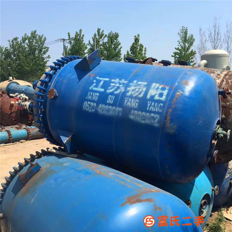 二手3立方搪瓷儲罐 化工搪玻璃儲存罐