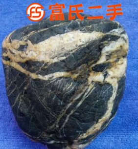 奇石 純天然形成雌雄雙龍