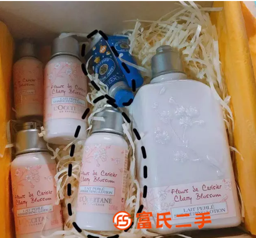 歐舒丹櫻花身體乳中樣75ml護(hù)手霜10ml