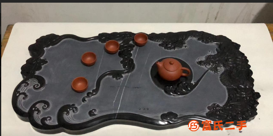 靈璧石雕刻工藝茶盤