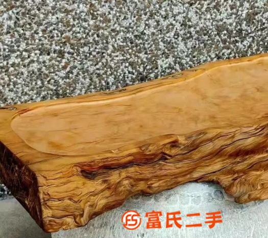 保真崖柏老料，隨行茶盤(pán)，高密度用料厚重，風(fēng)化漂亮，