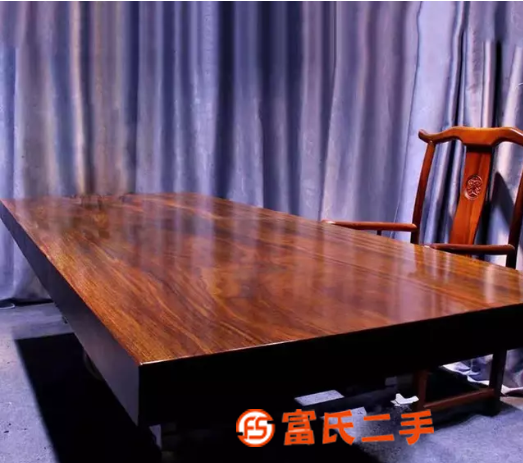 實(shí)木大板茶桌茶盤(pán)椅子7件套組合