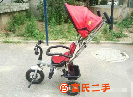 兒童充氣三輪車自行車腳踏車寶寶推車樂卡lecoco