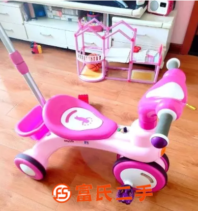 兒童三輪自行車手推車