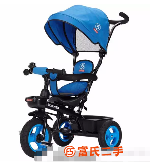 boso寶仕兒童三輪車腳踏車嬰兒手推車 八層新