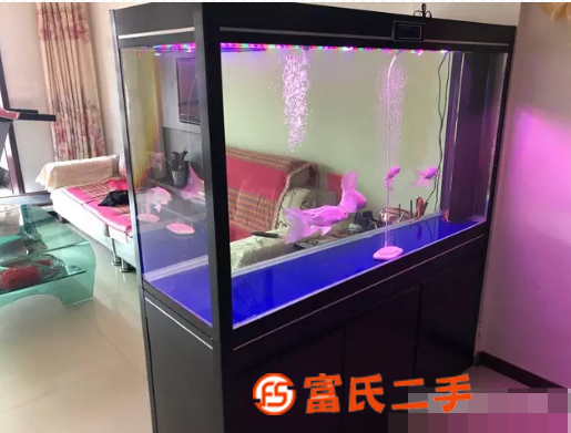 出售二手魚缸水族箱，底濾1.5米超白玻璃魚缸
