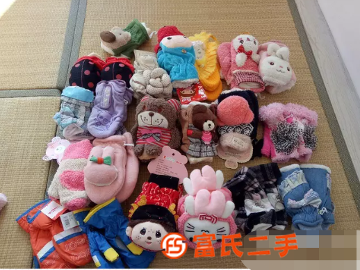 全新兒童卡通圍脖手套