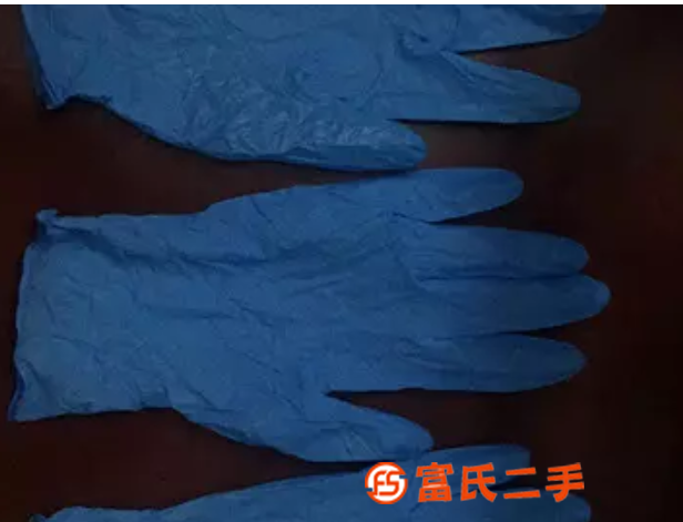 回收制藥廠，電子廠，廢舊白色藍色一次性手套