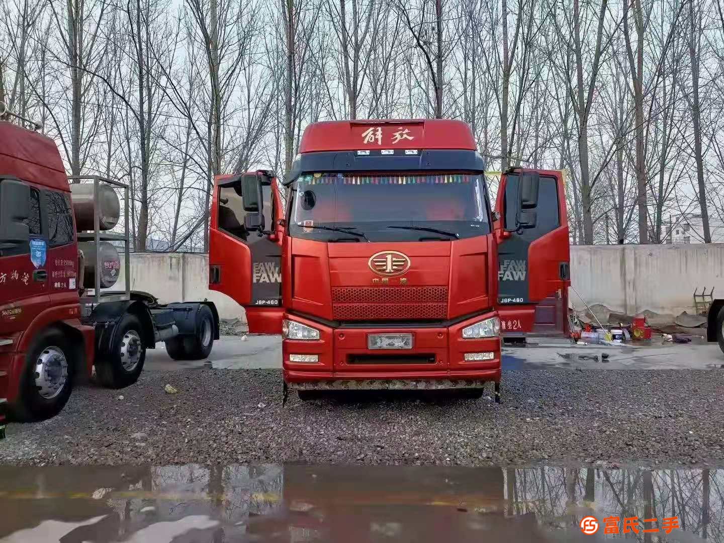 轉讓二手J617年雙驅牽引頭，包提檔，支持分期