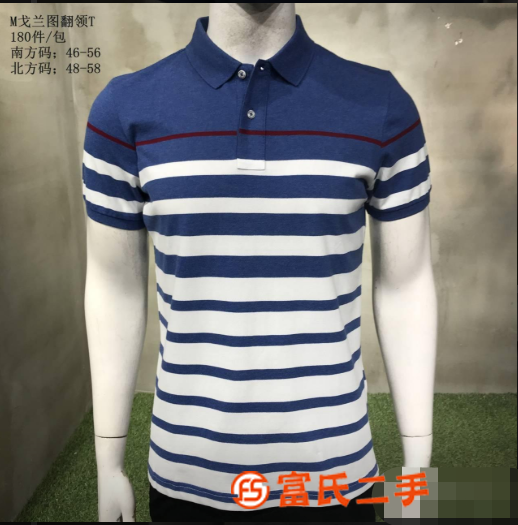 廣州品牌男裝中高端正品廠家貨源批發(fā)【M戈蘭圖翻領(lǐng)短