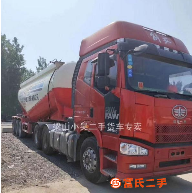 出售一批二手東風天龍解放陜汽德龍歐曼水泥罐車手續齊全
