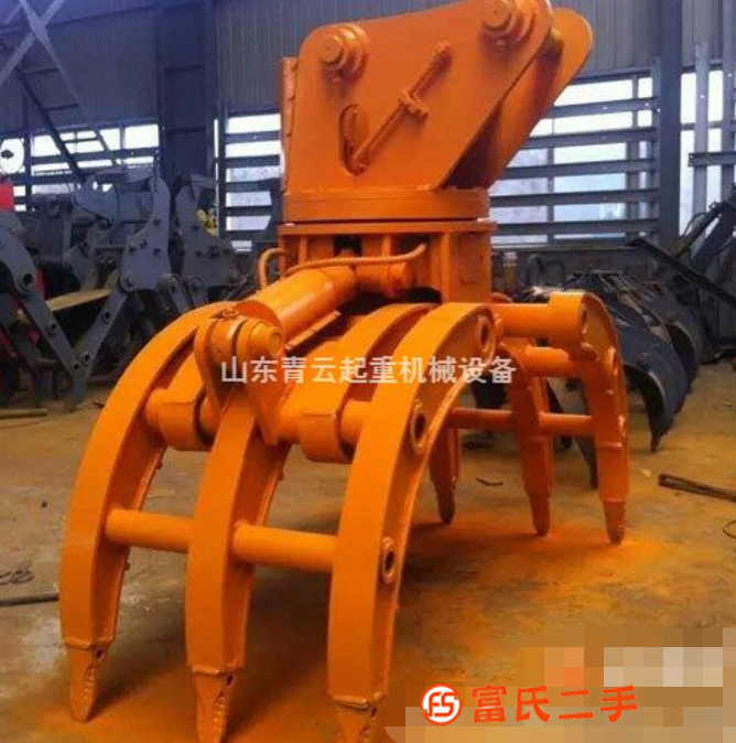 轉(zhuǎn)讓挖機(jī)液壓爪 抓鋼機(jī) 旋轉(zhuǎn)爪 廢鋼抓子 機(jī)械抓3+2爪子