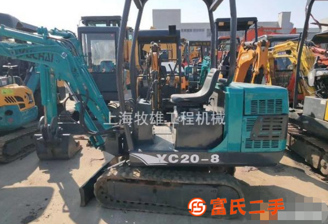 轉(zhuǎn)讓二手玉柴20挖掘機 果園園林微型小型二手25 35挖溝機