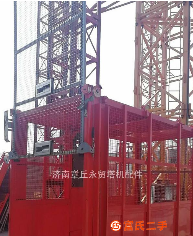 轉讓鋼絲繩傳動物料提升機