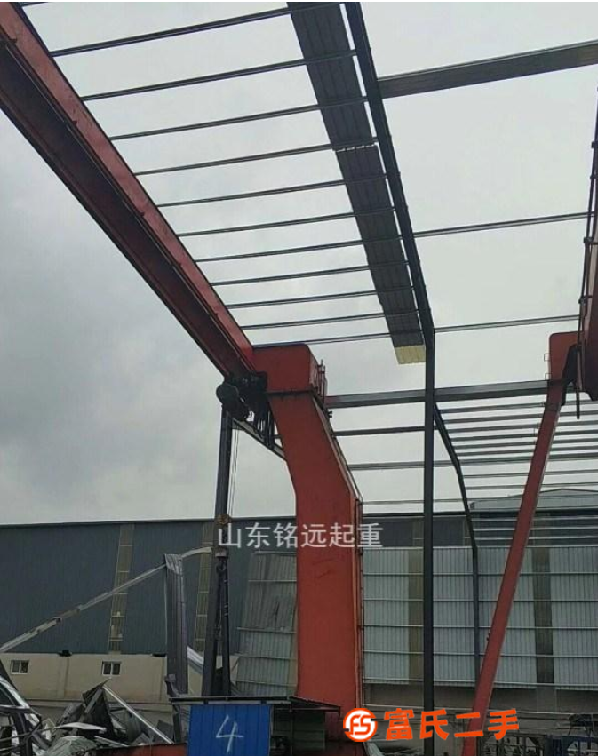 低價出售10t卷揚機式龍門吊跨度10米二手起重機二手天車行車