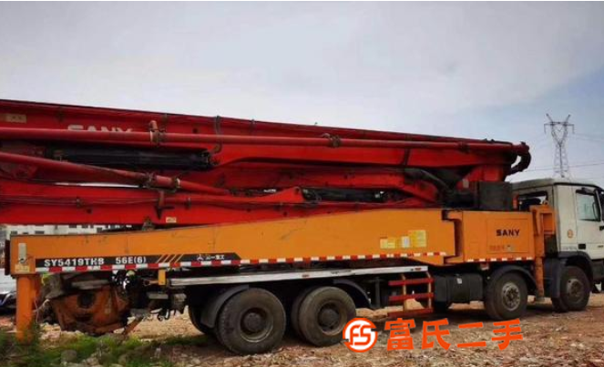 出售12年三一奔馳56米泵車,6節(jié)臂,新?lián)Q液壓油,整車已