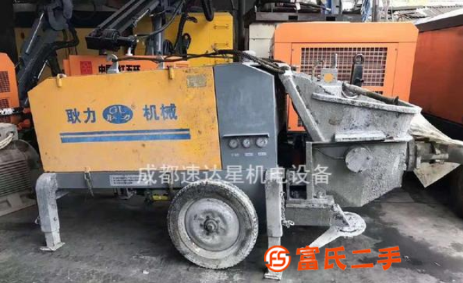轉讓耿力90泵送濕噴機用了幾車料!