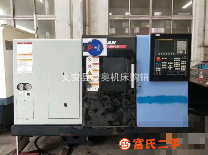 轉讓斗山LYNX235數控斜身車床二手數控斜身車十二工位刀塔