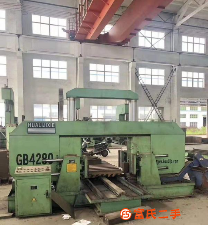倒閉廠轉讓安裝少用{樂清GB4280立柱臥式帶鋸床}