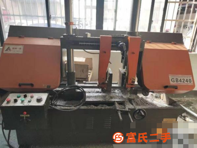 轉讓機械廠急售二手[山東董氏GB4240金屬帶鋸床]二手鋸床