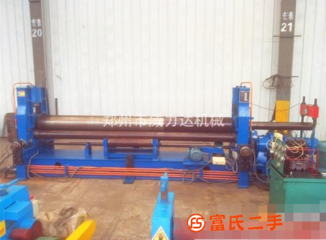 轉讓二手3×3000液壓卷板機低價處理上輥能式卷板機預彎