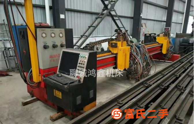 出售6米數控火焰 等離子切割機,松下伺服電機,雙驅動
