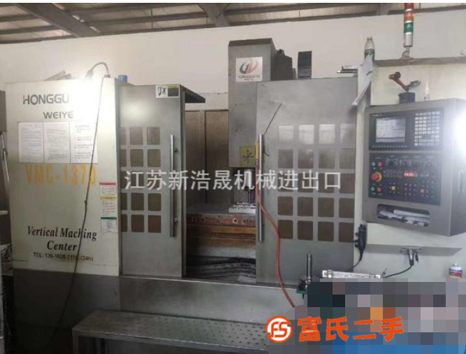 低價轉讓二手虹光偉業VMC-1370立式加工中心三菱M70系