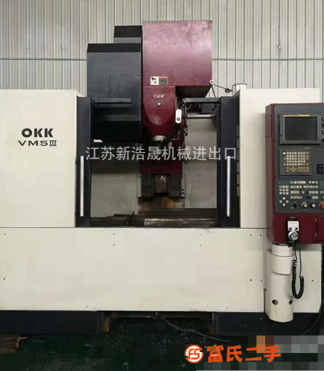 加工廠轉型低價出售二手日本OKK VM5III立式加工中心
