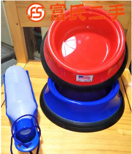 【個人轉讓】全新狗貓食盆水盆：馬尼拉購買，帶防滑墊  20元