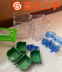 鳥籠，食盒，鳥用洗澡盒  140元