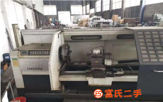 轉讓急售二手沈陽CAK80285d數控臥式車二手數控車