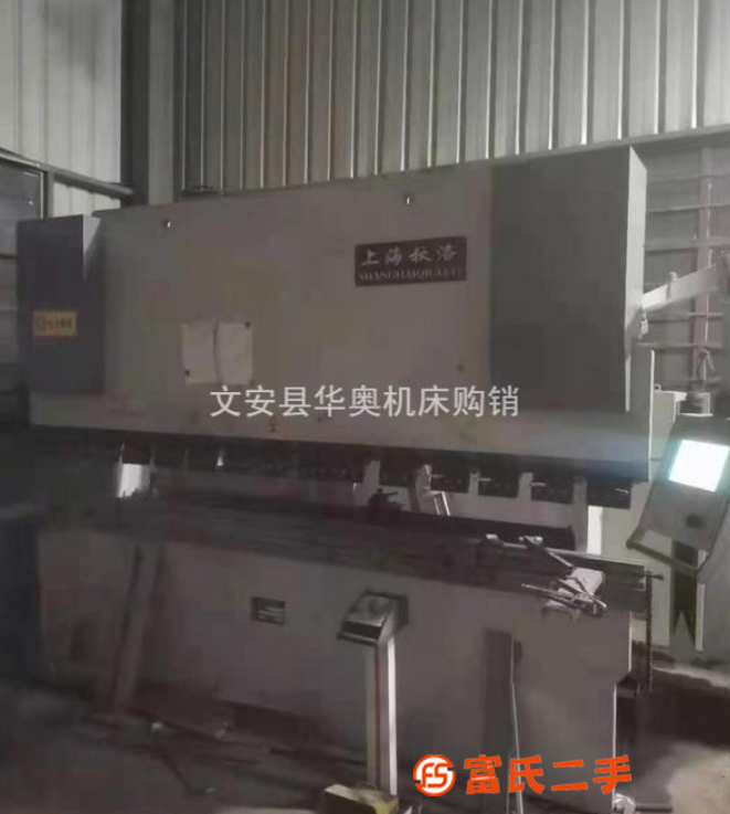 轉讓二手上海WC67Y-100x3000伺服數控折彎機二