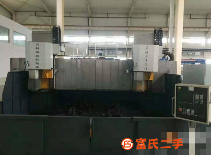 工廠閑置低價出售二手{雷科恒立ZM3500數控龍門鉆床}二手
