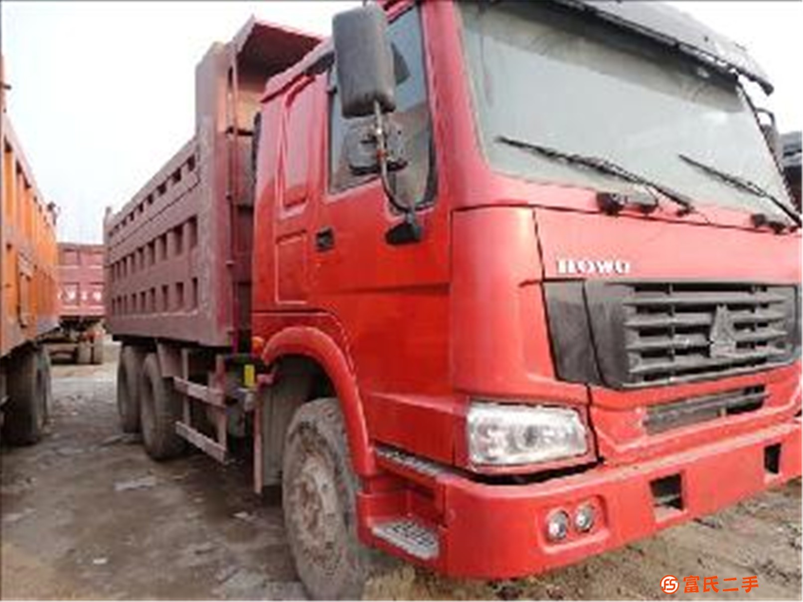 低價銷售豪沃 歐曼德龍后八輪自卸車二手貨車