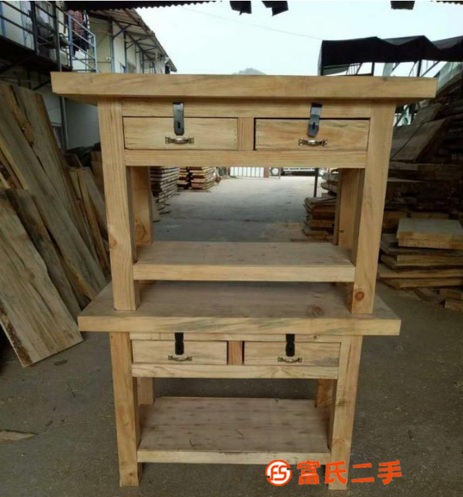 轉讓實木模具鉗工桌機械裝配實木桌模具裝配木桌工作臺