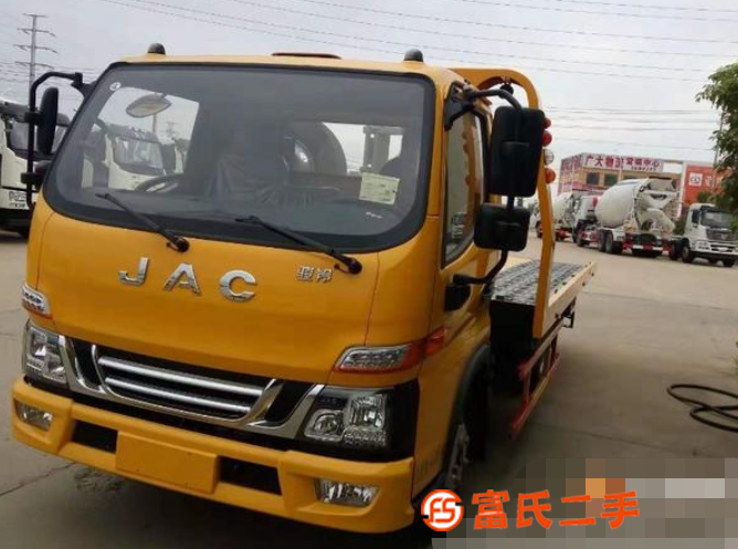 轉(zhuǎn)讓廠家定制:專拉叉車的藍(lán)牌黃牌道路救援車拖車,