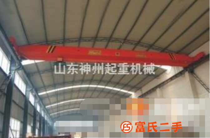 轉讓9.5成新5噸單梁天車,跨度13.5米,配全新電器,單梁